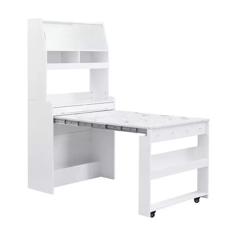 33.5" Buffet with Hutch & Foldable Table