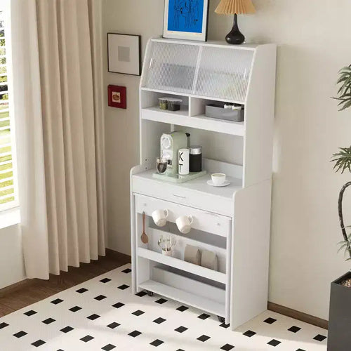 33.5" Buffet with Hutch & Foldable Table