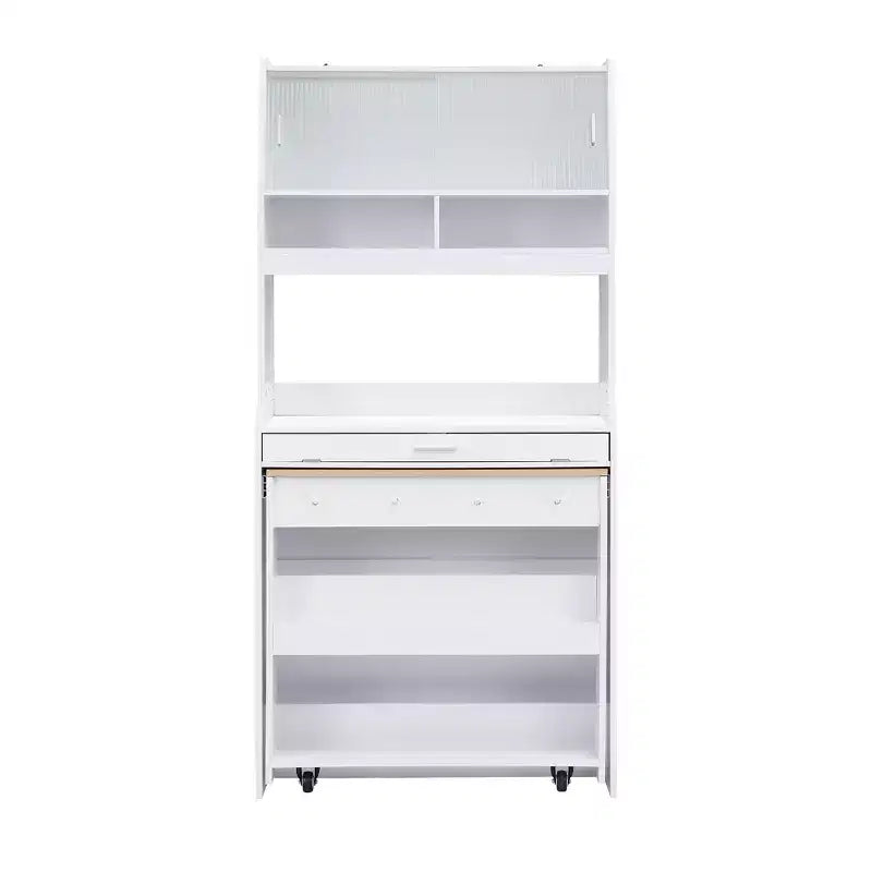 33.5" Buffet with Hutch & Foldable Table