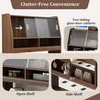 33.5" Buffet with Hutch & Foldable Table