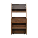 33.5" Buffet with Hutch & Foldable Table