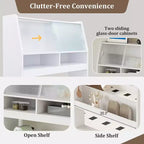 33.5" Buffet with Hutch & Foldable Table