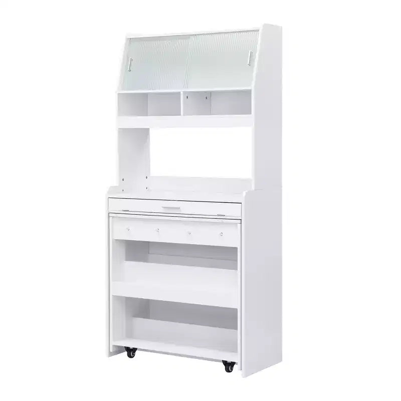 33.5" Buffet with Hutch & Foldable Table