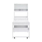 33.5" Buffet with Hutch & Foldable Table