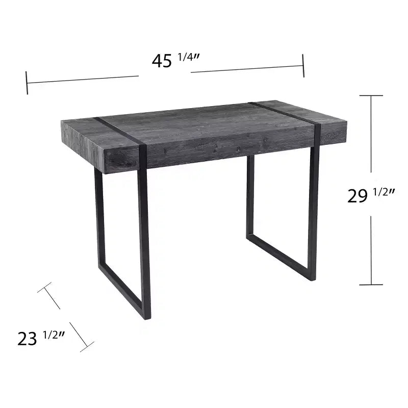 Small Space Desk - Black