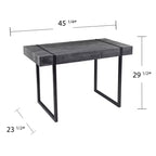 Small Space Desk - Black