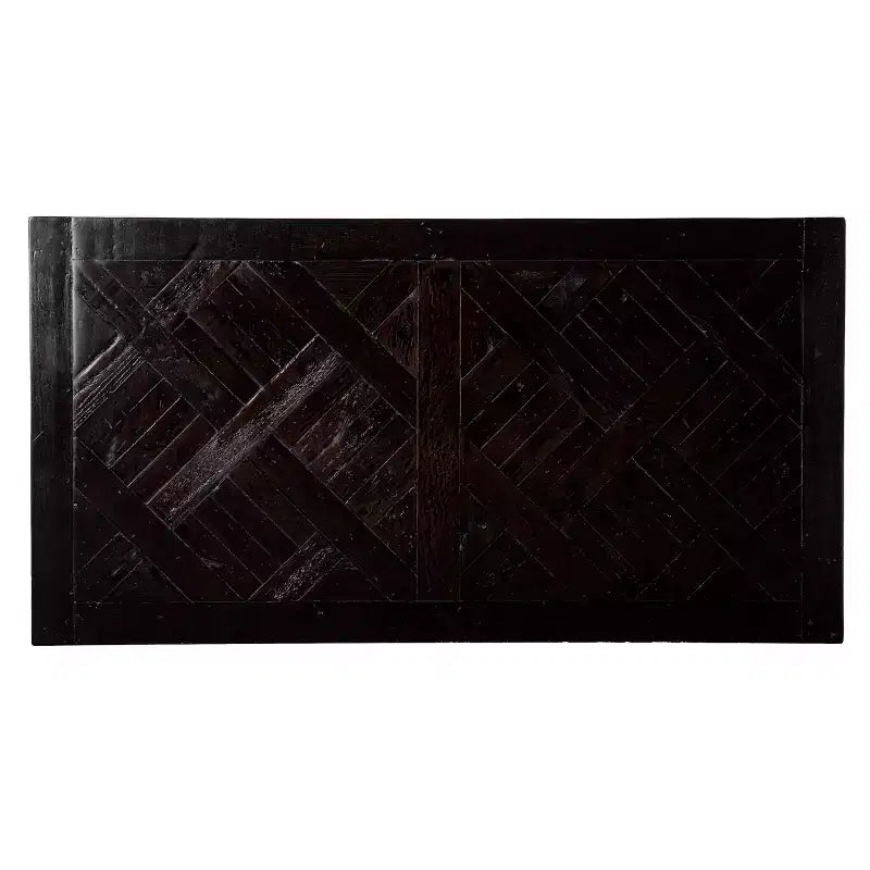 Reclaimed Wood Desk - Black