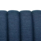 Contemporary 3-Seater Upholstered Sofa with Tufted Channel Stitch Design
