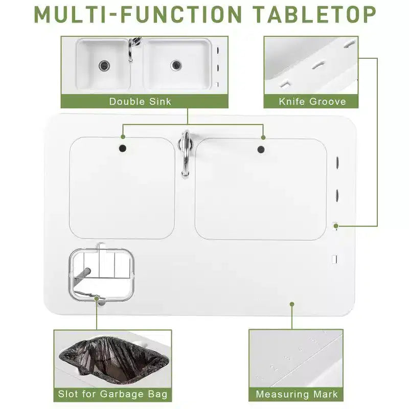 Rectangular Outdoor Folding Camping Table