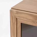 This Glass - Door Storage Cabinet Is Stylish And Elegant, With A Large - Capacity Storage Space. It Is Practical And Beautifu