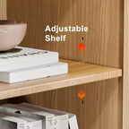 This Glass - Door Storage Cabinet Is Stylish And Elegant, With A Large - Capacity Storage Space. It Is Practical And Beautifu