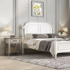 Bedside Table,2PCS End Table with Drawer, Nightstands Set of 2, 2 Tiers Storage Side Table with Dresser for Living Room, Bedroom, Dorm, Grey