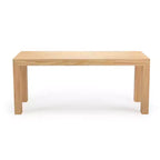 72" Modern Solid Wood Dining Table Set + 6 Chairs Walnut
