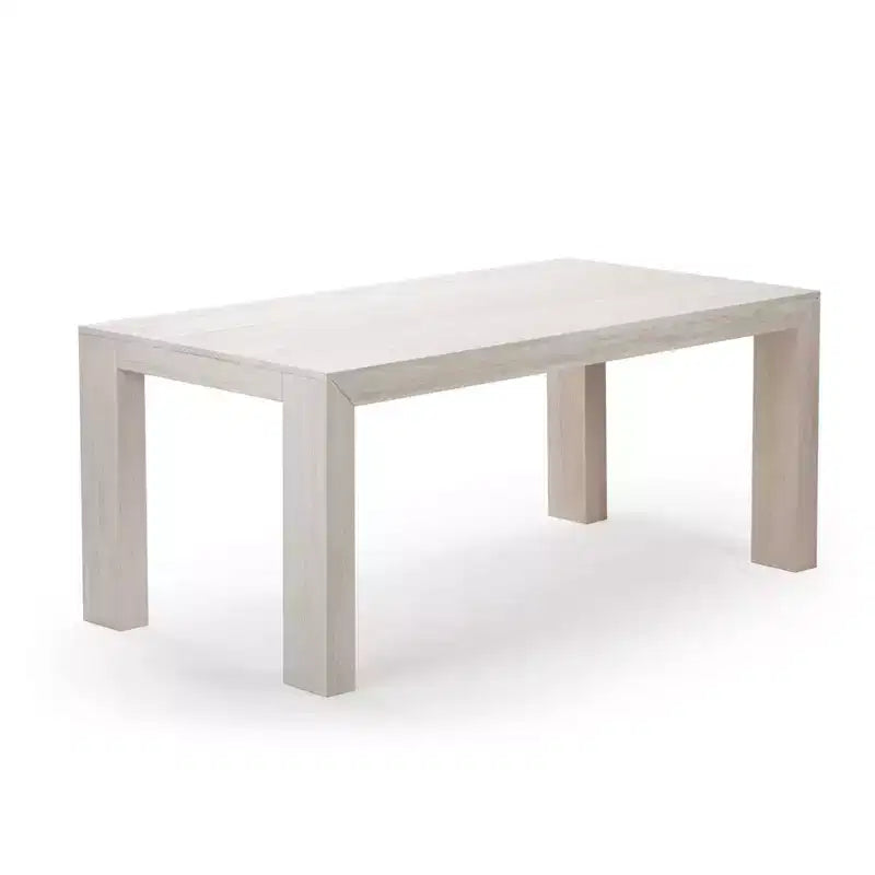 72" Modern Solid Wood Dining Table Set + 6 Chairs Walnut