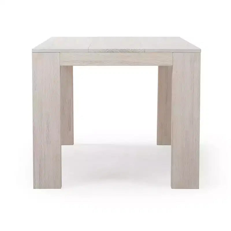 72" Modern Solid Wood Dining Table Set + 6 Chairs Walnut