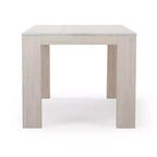 72" Modern Solid Wood Dining Table Set + 6 Chairs Walnut
