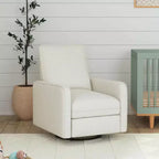 Recliner and Swivel Glider - Ivory Boucle
