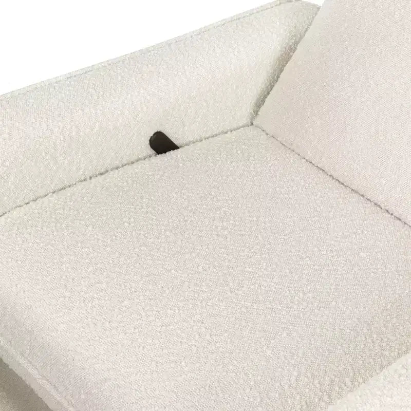 Recliner and Swivel Glider - Ivory Boucle