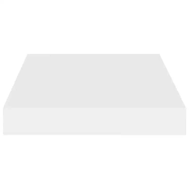 Wall Shelf Set of 2 White Honeycomb MDF, metal Small