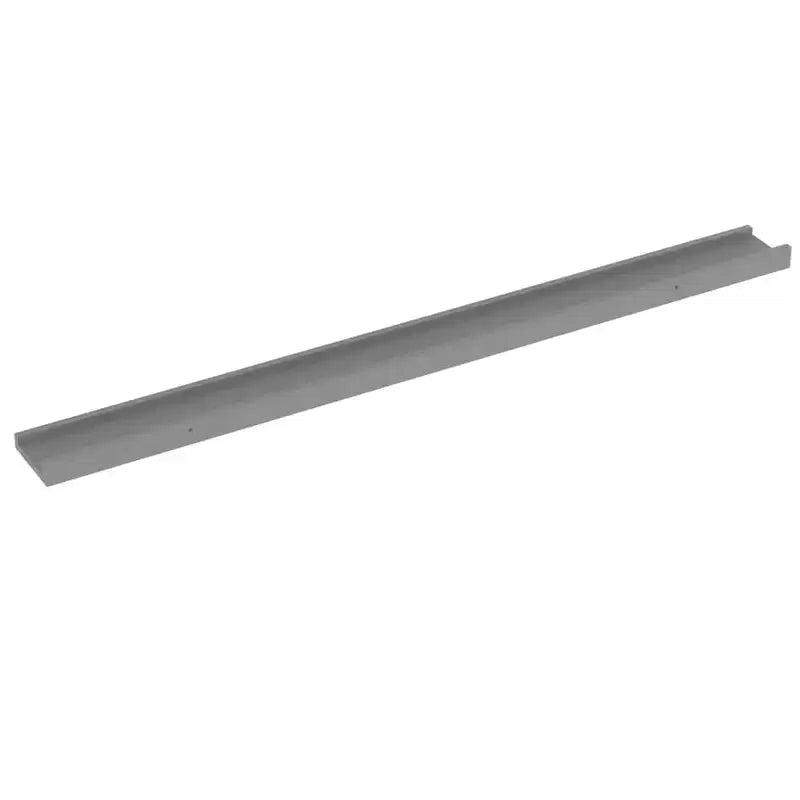 Wall Shelf Set of 2 Gray MDF 39.4 x 3.5 x 1.2 in