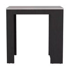 Modern Kitchen Island with Counter Height Table Top, 3 Side Shelves, Countertop Organizer