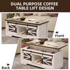 Lift Tabletop Dining Center Table Coffee Table  for Home Living Room Office