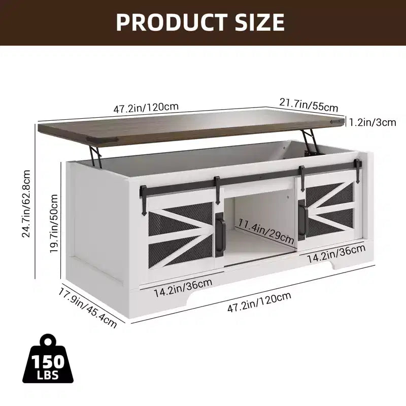 Lift Tabletop Dining Center Table Coffee Table  for Home Living Room Office