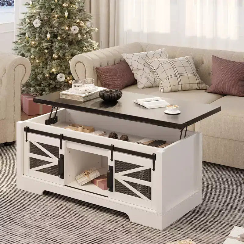 Lift Tabletop Dining Center Table Coffee Table  for Home Living Room Office