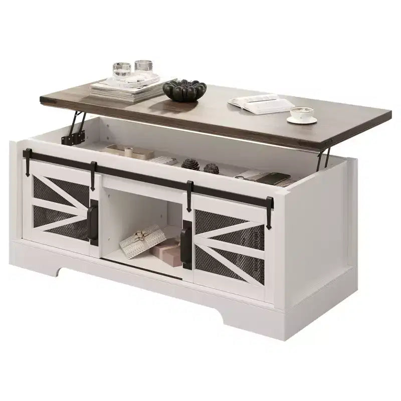 Lift Tabletop Dining Center Table Coffee Table  for Home Living Room Office