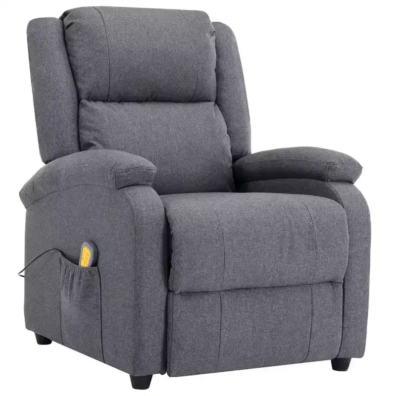 Electric Massage Chair Cream 100% Polyester, Metal Standard