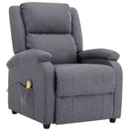 Electric Massage Chair Cream 100% Polyester, Metal Standard