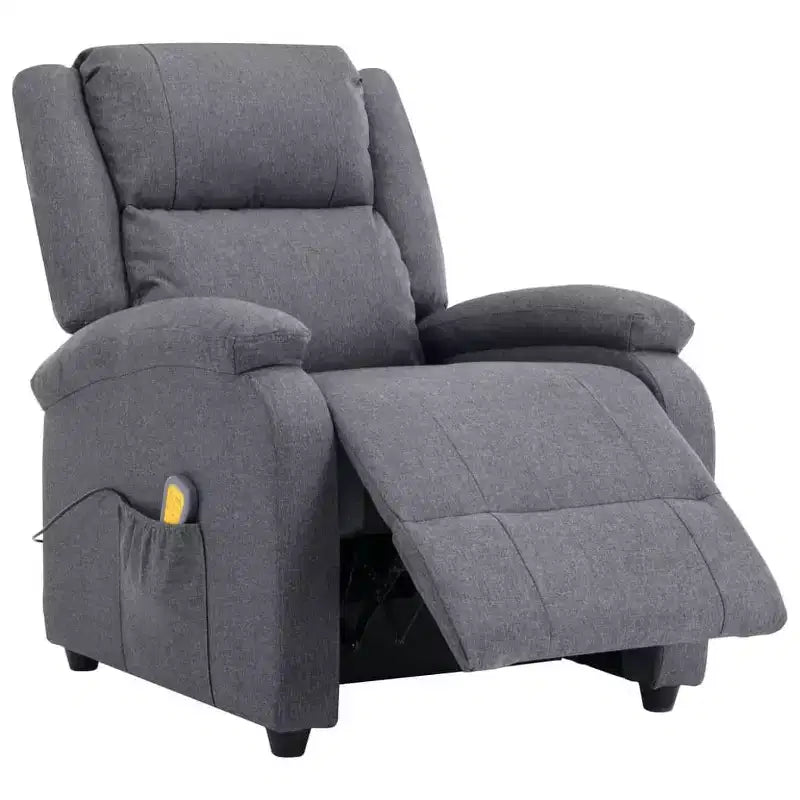 Electric Massage Chair Cream 100% Polyester, Metal Standard