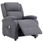 Electric Massage Chair Cream 100% Polyester, Metal Standard