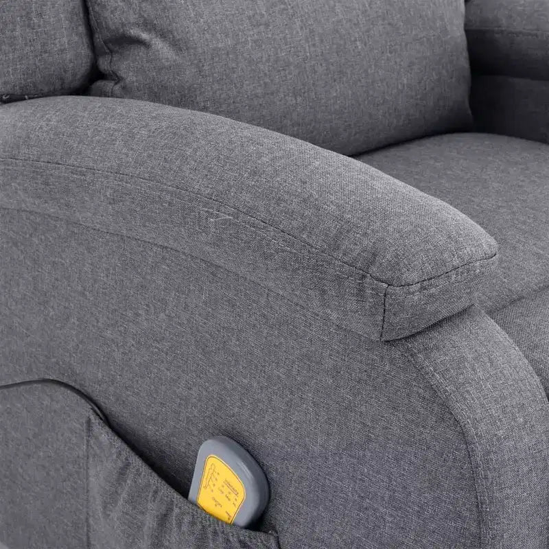 Electric Massage Chair Cream 100% Polyester, Metal Standard