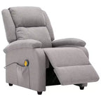 Electric Massage Chair Cream 100% Polyester, Metal Standard