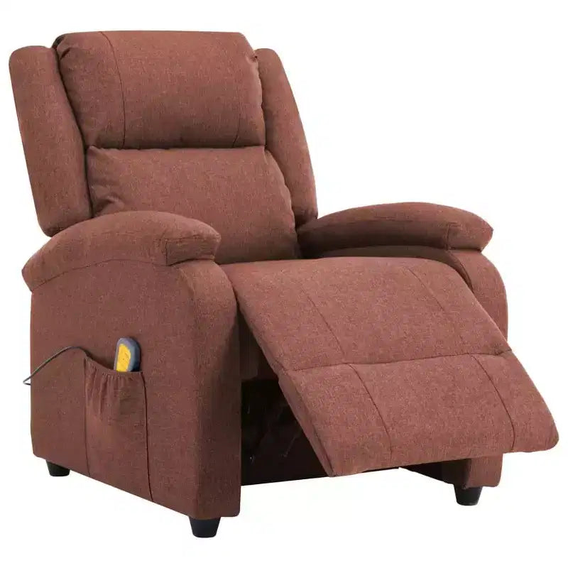 Electric Massage Chair Cream 100% Polyester, Metal Standard
