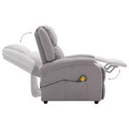 Electric Massage Chair Cream 100% Polyester, Metal Standard