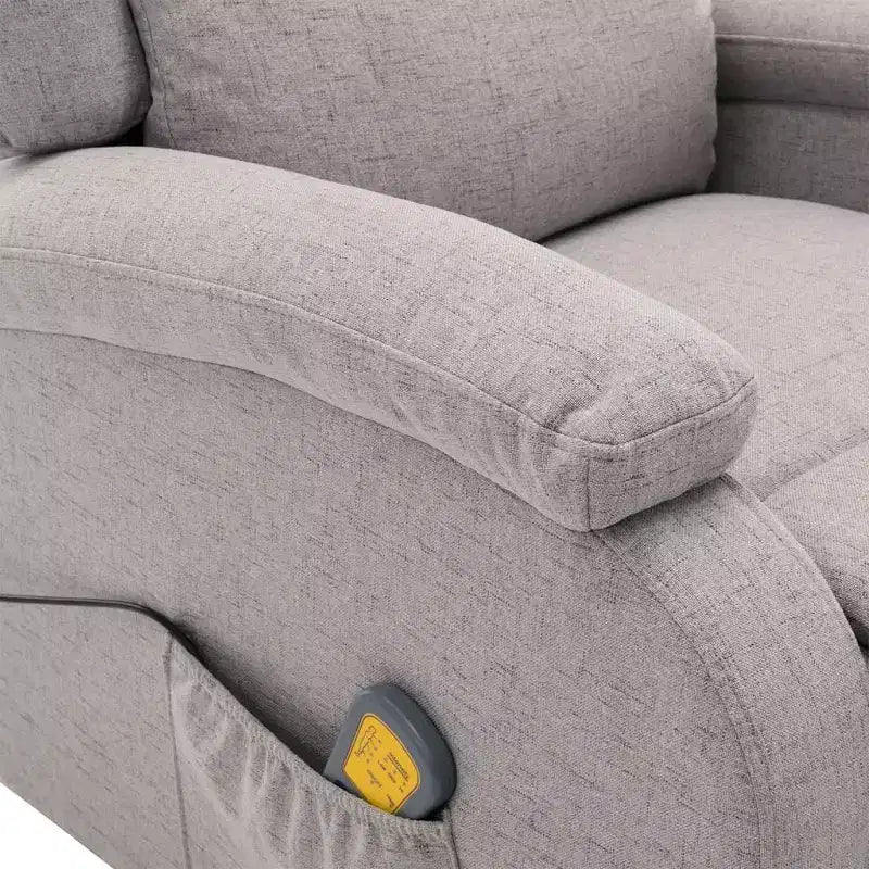 Electric Massage Chair Cream 100% Polyester, Metal Standard