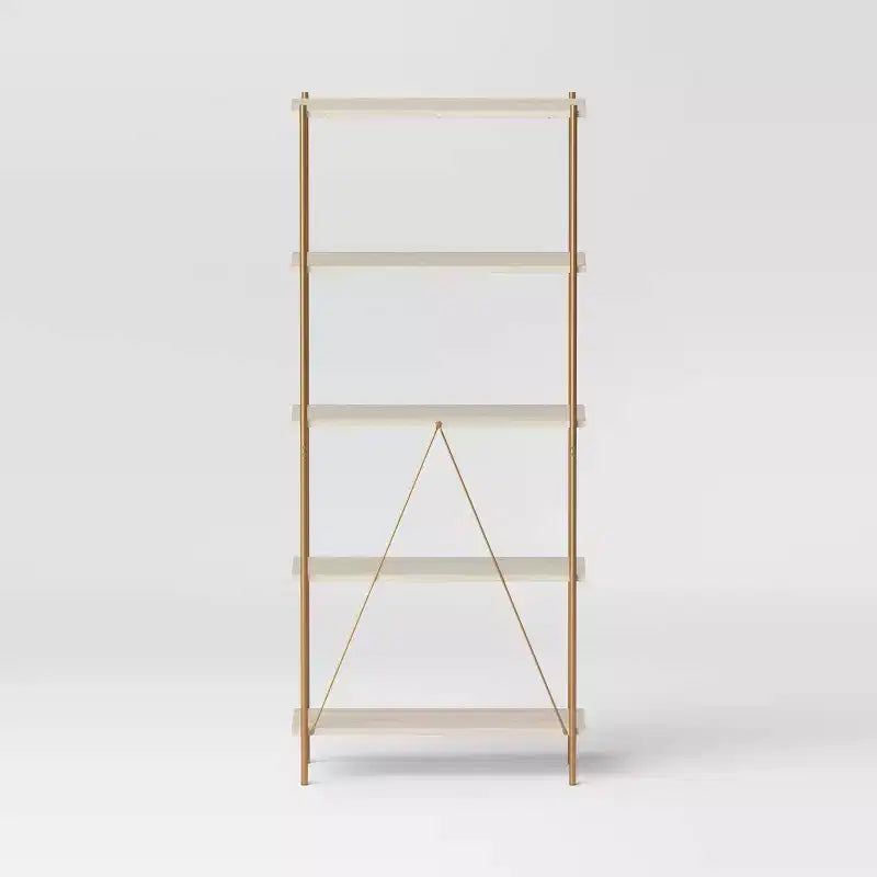 72.17" 5 Shelf Bookcase