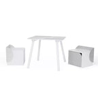 Biscay Bricks Table & Chairs Kids Furniture - Grey