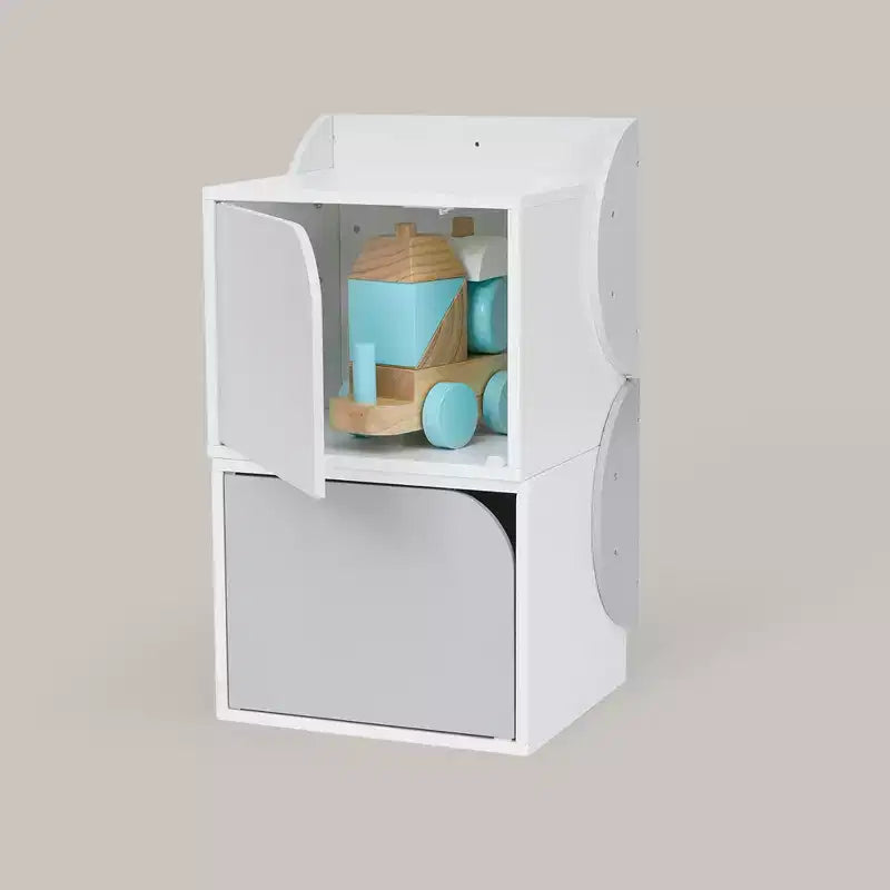 Biscay Bricks Table & Chairs Kids Furniture - Grey