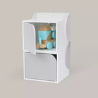 Biscay Bricks Table & Chairs Kids Furniture - Grey