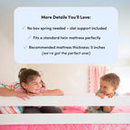 Solid Wood Bunk Bed, Twin over Full with Ladder on End for Kids
